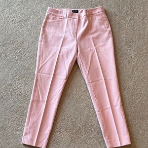 White House Black Market Light Pink Cropped Ankle Pants